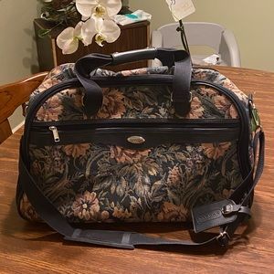 Vintage Jaguar Tapestry Duffel bag